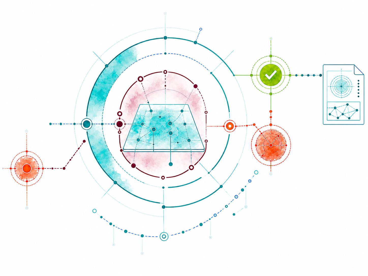 Scheme of permission levels and human control